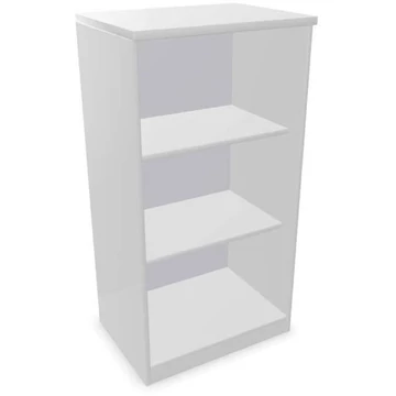 Irodai szekrény - polcos elem, ma x sz x mé: 1155 x 600 x 445 mm, színe világosszürke