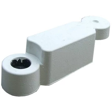 Mobil terelőelem újrahasznosított PVC-ből, hxma 580 x 158 mm, fehér színű