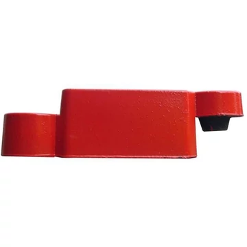 Mobil terelőelem újrahasznosított PVC-ből, hxma 580 x 158 mm, piros színű