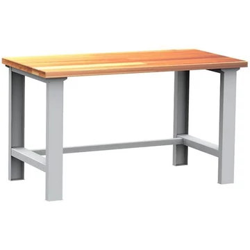 Moduláris munkapad, alapmodell, tömör bükk munkalap 1500 x 750 mm