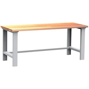 Moduláris munkapad, alapmodell, tömör bükk munkalap 2000 x 750 mm