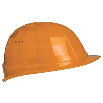 S17 védősisak, 6 pontos felfüggesztés PE ​​keresztpánton, narancssárga