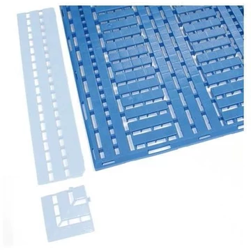 Műanyag szőnyeg munkaasztal 1,2 x 0,6 m, rácsfelület, vegyileg ellenálló