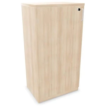 Irodai szekrény - dupla ajtó, ma x sz x mé: 1155 x 600 x 445 mm, akác színű