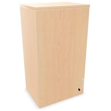 Irodai szekrény - szárnyas ajtó, hosszabbító, ma x sz x mé: 1070 x 600 x 445 mm, juhar színű