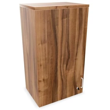 Irodai szekrény - szárnyas ajtó, hosszabbító, ma x sz x mé: 1070 x 600 x 445 mm, dió színű