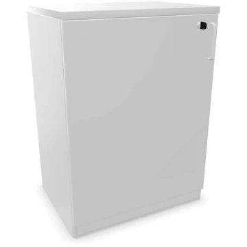 Irodai szekrény - dupla ajtó ma x sz x mé: 825 x 600 x 445 mm, színe világosszürke