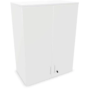 Irodai szekrény - kétszárnyú ajtók, hosszabbító, ma x sz x mé: 1070 x 800 x 445 mm, fehér színű