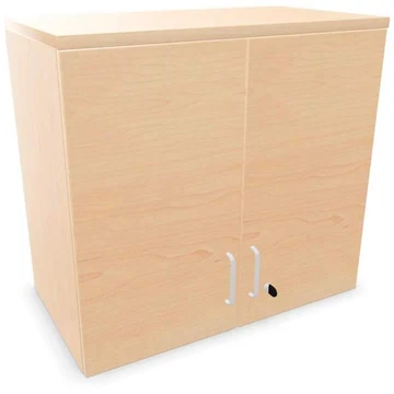 Irodai szekrény - kétszárnyú ajtók, hosszabbító, ma x sz x mé: 740 x 800 x 445 mm, juhar színű