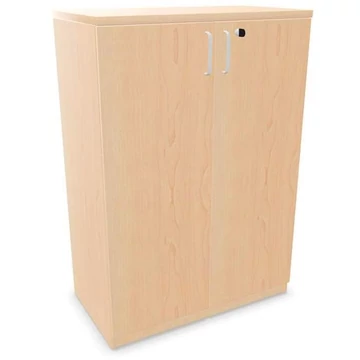Irodai szekrény - kétszárnyú ajtók, ma x sz x mé: 1155 x 800 x 445 mm, juhar színű