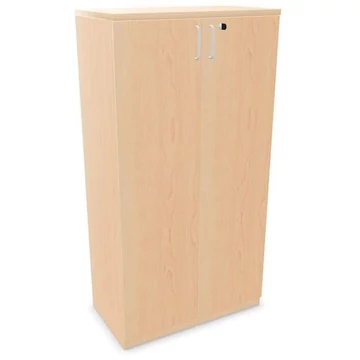 Irodai szekrény - kétszárnyú ajtók, ma x sz x mé: 1545 x 800 x 445 mm, juhar színű