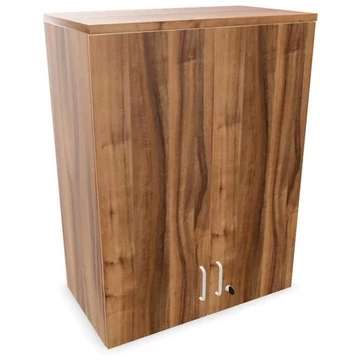 Irodai szekrény - kétszárnyú ajtók, hosszabbító, ma x sz x mé: 1070 x 800 x 445 mm, dió színű