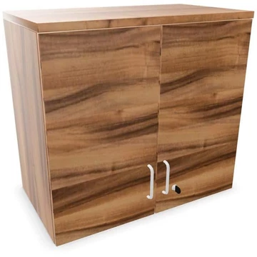 Irodai szekrény - kétszárnyú ajtók, hosszabbító, ma x sz x mé: 740 x 800 x 445 mm, dió színű