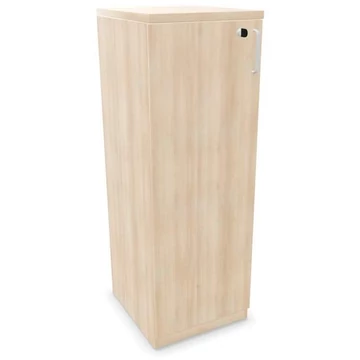 Irodai szekrény - dupla ajtó ma x sz x mé: 1155 x 400 x 445 mm, akác színű