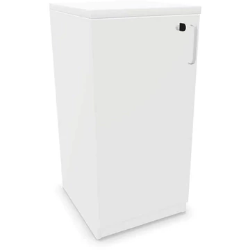 Irodai szekrény - dupla ajtó ma x sz x mé: 825 x 400 x 445 mm, fehér színű