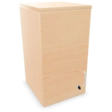 Irodai szekrény - szárnyas ajtó, toldalékelem, ma x sz x mé: 740 x 400 x 445 mm, juhar színű