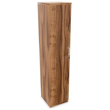 Irodai szekrény - dupla ajtó ma x sz x mé: 1895 x 400 x 445 mm, dió színű