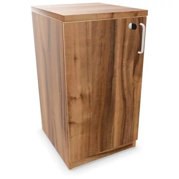 Irodai szekrény - dupla ajtó ma x sz x mé: 740 x 400 x 445 mm, dió színű