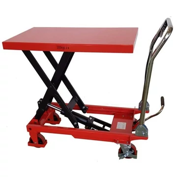 Könnyű emelőasztalos kocsi, teherbírás 300 kg, löket 285 - 880 mm