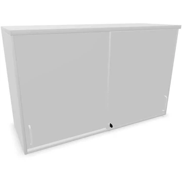 Irodai szekrény - tolóajtó, hosszabbító ma x sz x mé: 740 x 1200 x 445 mm, színe világosszürke