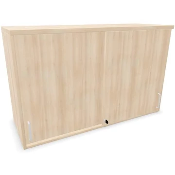 Irodai szekrény - tolóajtó, hosszabbító ma x sz x mé: 740 x 1200 x 445 mm, akác színű