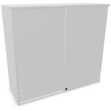 Irodai szekrény - tolóajtó, hosszabbító ma x sz x mé: 1070 x 1200 x 445 mm, színe világosszürke