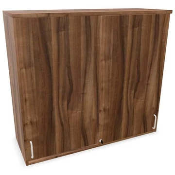 Irodai szekrény - tolóajtó, hosszabbító ma x sz x mé: 1070 x 1200 x 445 mm, dió színű