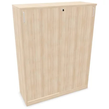 Irodai szekrény - tolóajtó, ma x sz x mé: 1545 x 1200 x 445 mm, akác színű