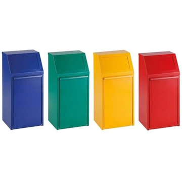 Olcsó Haszonanyaggyűjtő készlet: 4 Haszonanyaggyűjtő (sárga, kék, zöld, piros), térfogata 4x40 l