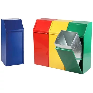 Olcsó Haszonanyaggyűjtő készlet: 4 Haszonanyaggyűjtő (sárga, kék, zöld, piros), térfogata 4x70 l