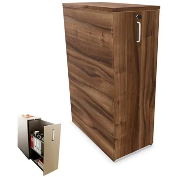 Orga szekrény - kihúzható szekrény, jobbos kivitelben, dió színű, ma x sz x mé: 120 x40 x80 cm