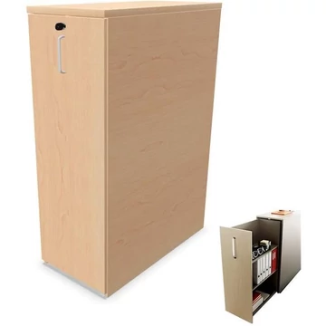 Orga szekrény - kihúzható szekrény, balos kivitelben, juhar színű, ma x sz x mé: 120 x40 x80 cm