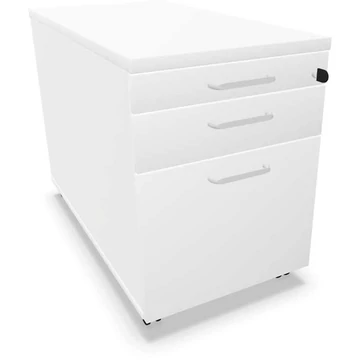 Mobil konténer, 2 fiók + reszelő, fehér szín, ma x sz x mé: 600 x 430 x 800 mm