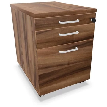 Mobil konténer, 2 fiók + reszelő, dió színű, ma x sz x mé: 600 x 430 x 600 mm