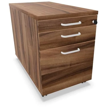 Mobil konténer, 2 fiók + iratrendszer, dió színű, ma x sz x mé: 600 x 430 x 800 mm