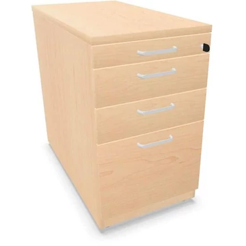 Hosszabbító tartály, 3 fiók + iratrendszer, juhar színű, ma x sz x mé: 740 x 430 x 800 mm