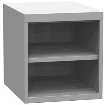 Rekeszszekrény, 1 polc ma x sz x mé: 527x480x610 mm