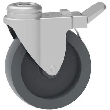 4 fékezett beálló görgő a munkaasztal keretéhez, átmérője 80 mm