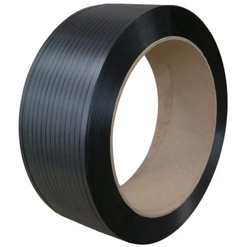 Pántolószalag PP 15 x 0,8 mm, fekete, 1 tekercs 1500 m