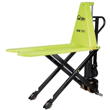 PRAMAC HX10M ollós raklapemelő, teherbírás 1000 kg, emelési magasság 85-800 mm, poliuretán abroncsok