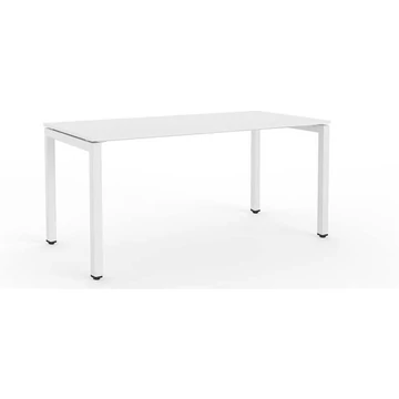 Asztal STEEL 1600 x 800 mm, asztallap világos szürke