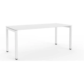 STEEL íróasztal 1800 x 800 mm, asztallap világos szürke