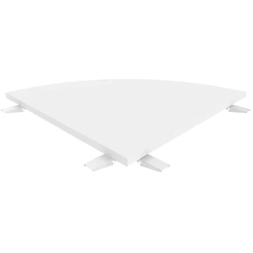 Összekötő STEEL 800 x 800 mm, asztallap világosszürke