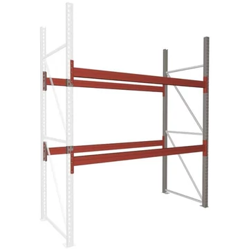 MULTIPAL raklapállvány, ma x szé: 2700 x 1100 mm, 2 pár tartókonzol 2700 mm, polcterhelés 1500 kg, kiegészítő állvány