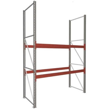 MULTIPAL raklapállvány, ma x szé: 4400 x 1100 mm, 3 pár tartókonzol 2700 mm, polcterhelés 1500 kg, alapállvány