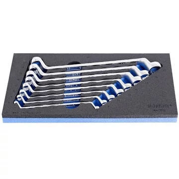 Dupla gyűrűs villáskulcs készlet UNIOR, 6-22, 8 db.