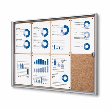 Kirakat, parafa hátfal, kapacitás 8xA4