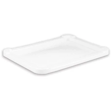 Fedél 140 literes többcélú tárolóhoz, fehér polietilénből