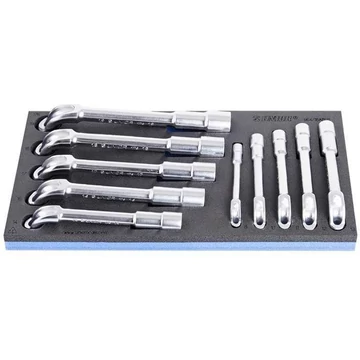 Csőkulcs készlet, 6 knt. (8-19), UNIOR, 10 db.