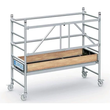 Moduláris alumínium állvány kerekekkel, emelvény 1,8 x 0,6 m, a platform magassága 0,55 m